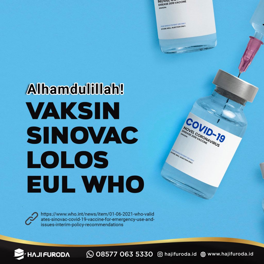 Vaksin Sinovac Lolos EUL WHO