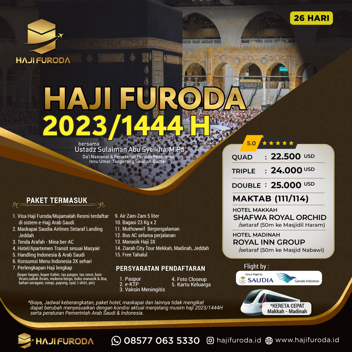 Haji Furoda 2023 Haji Plus 2023
