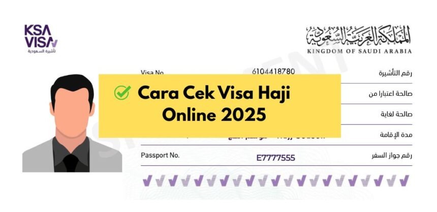 Cara Cek Visa Haji Online