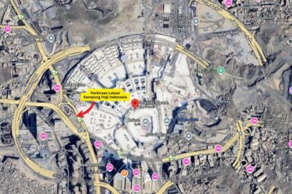 Lokasi Kampung Haji Indonesia di Arab Saudi